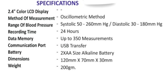 Specification Image
